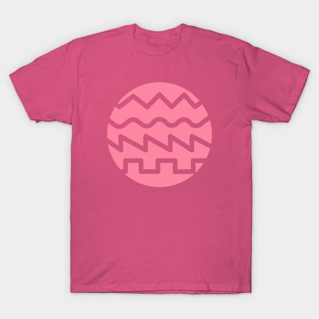 Synthesizer Waveforms T-Shirt by Mewzeek_T